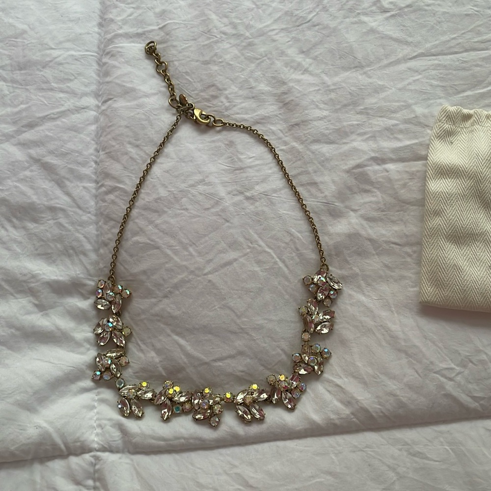 J Crew Rhinestone Necklace